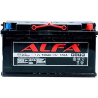 Автомобильный аккумулятор ALFA Hybrid 100 R (100 А·ч) + Бесплатная диагностика подвески или -30% на замену масла