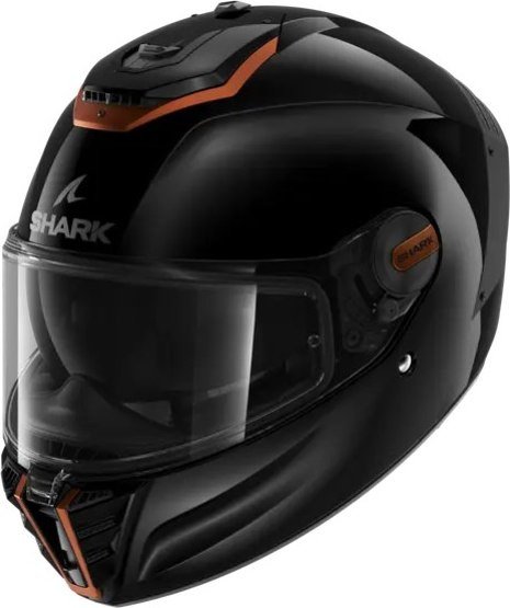 Мотошлем Shark Spartan Rs Blank Sp (р. L, черный/коричневый)