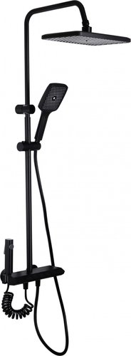 Душевая система  Ekko E2509-7 (черный матовый)