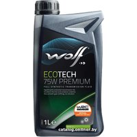 Трансмиссионное масло Wolf EcoTech 75W Premium 1л