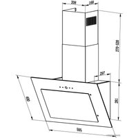 Кухонная вытяжка LEX Mika 600 G (белый)