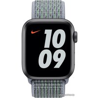 Ремешок Apple Nike из плетеного нейлона 40 мм (дымчатый серый) MGQH3