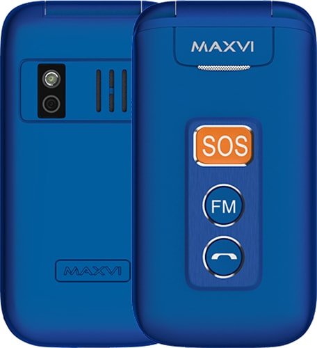 

Телефон Maxvi E5 (синий)