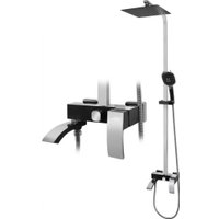 Душевая система  Hansberge H5077 (черный хром)