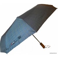Складной зонт RST Umbrella Клетка 3907A (черный/синий)