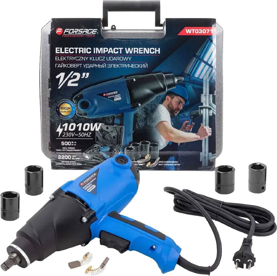 

Гайковерт FORSAGE F-WT03071 (кейс)