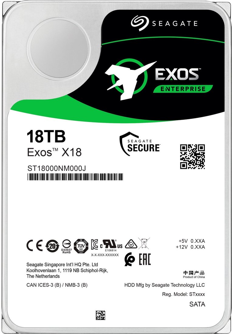 

Жесткий диск Seagate Exos X18 18TB ST18000NM000J