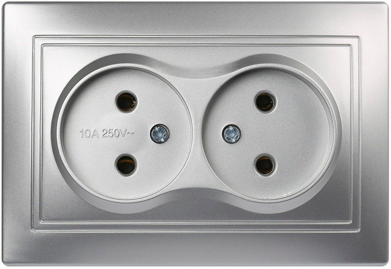Розетка SmartBuy Венера SBE-01s-10-S2-N-c