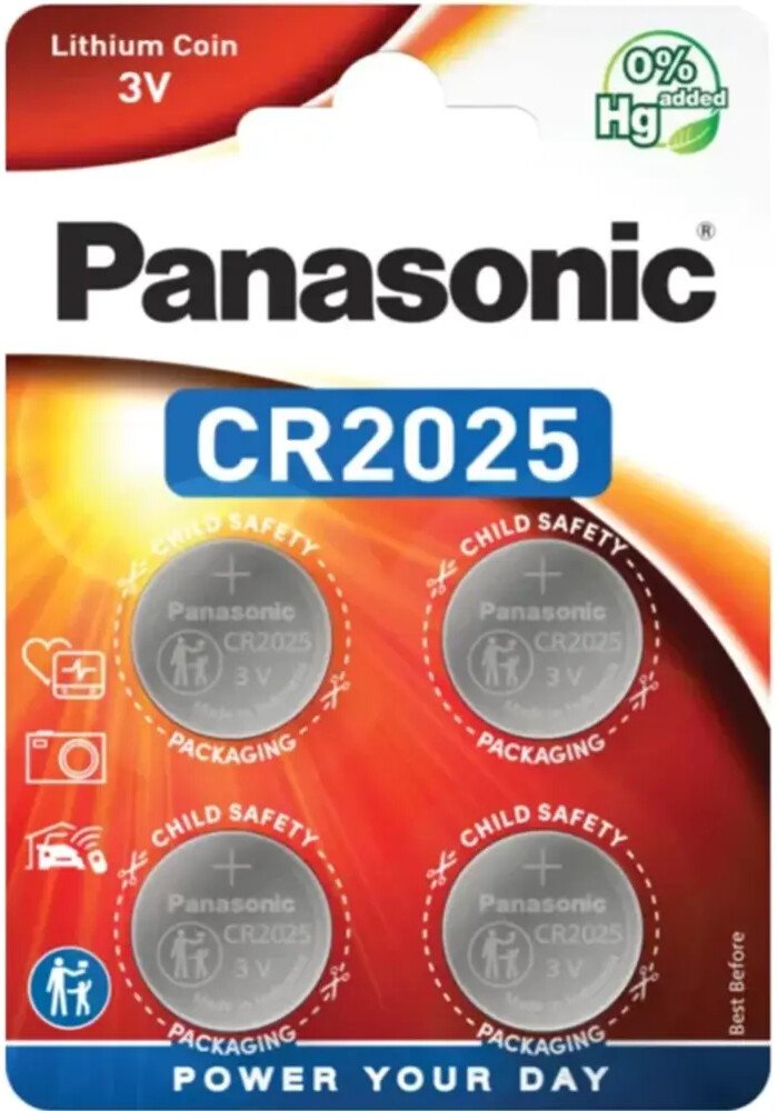 

Батарейка Panasonic CR2025 CR-2025EL/4B (4 шт)