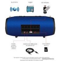 Беспроводная колонка Jet.A PBS-100 (синий)
