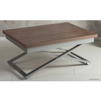 Стол-трансформер Levmar Accord D69/S59 (дуб шамони темный/хром)