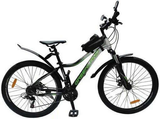 

Велосипед Greenland Demetra 26 р.14 2025 (черный/серебристый)