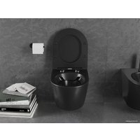 Унитаз подвесной Mexen Lena 3322XX85 (черный матовый) (без сиденья)