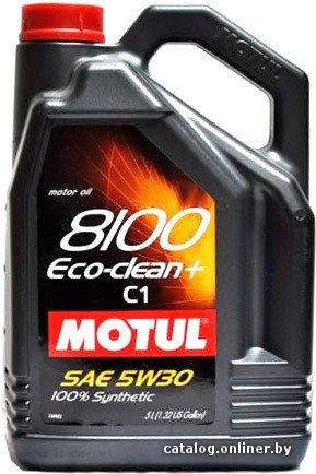 Моторное масло Motul 8100 Eco-clean+ 5W30 C1 5л