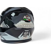 Мотошлем AIM JK526 526-023-XL (XL, серый/черный)