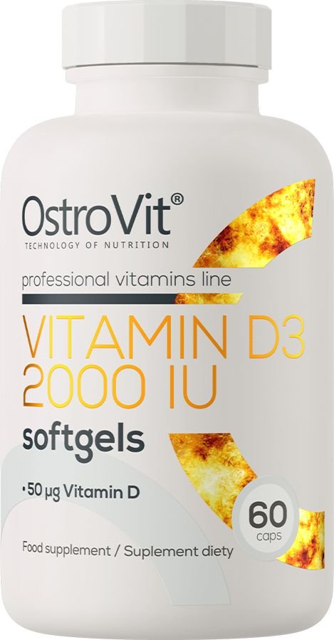 Витамин OstroVit Vitamin D3 2000 IU (60 капсул)
