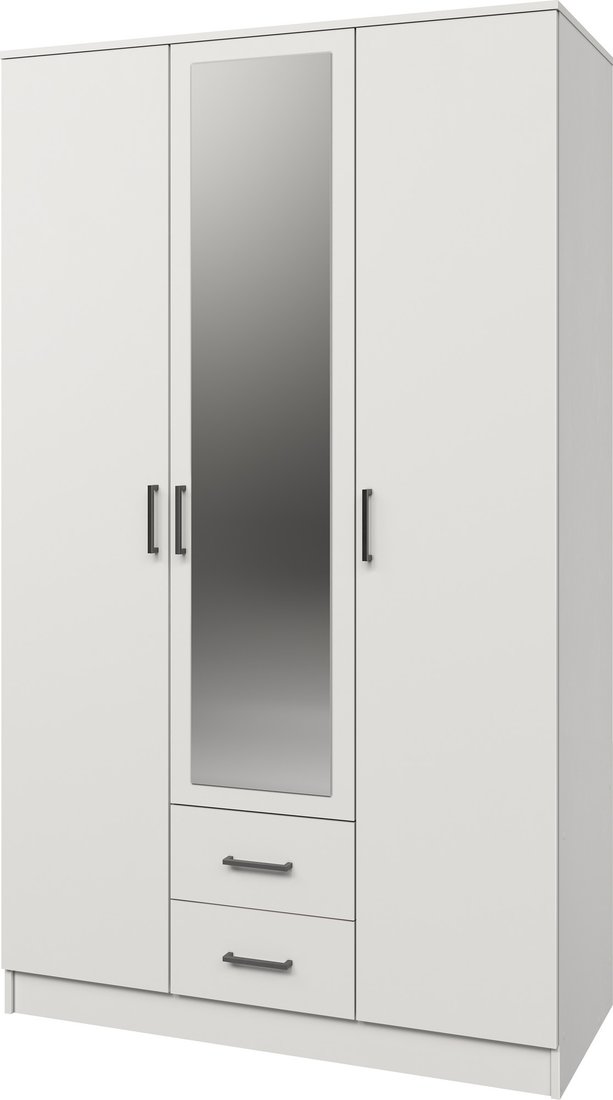 

Шкаф распашной Mio Tesoro Хюгге 3D2S Z (белый)