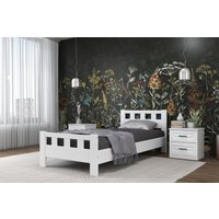 Кровать Bravo Мебель Вероника-2 140х200 (белый античный)