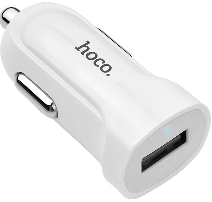 

Автомобильное зарядное Hoco Z2 (белый)