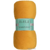 Плед Tex Republic Absolute Однотонный Фланель 150x200 31555 (желтый)