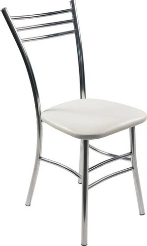 Стул ВВР Трио (белый/хром, экокожа)