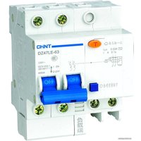 Дифференциальный автомат Chint DZ47LE-63 2P 40A 30mA AC С