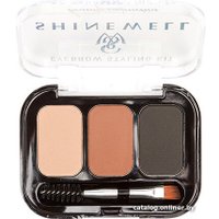 Тени для бровей Shinewell Набор для моделирования №1 BSK1-01 (бежевый/черный/коричневый)