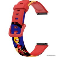 Ремешок Rumi силиконовый для Huawei Band 7 Super Mario