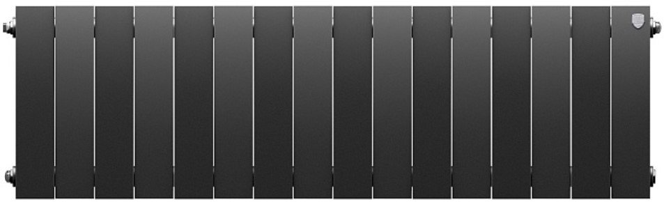 

Биметаллический радиатор Royal Thermo PianoForte 300 Silver Noir Sable (16 секций)