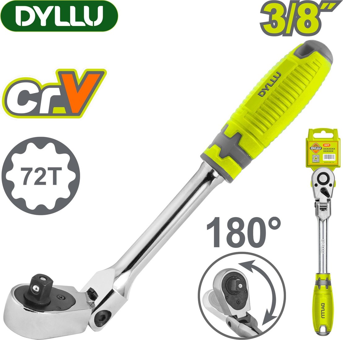 

Вороток с трещоткой Dyllu DTRW4238