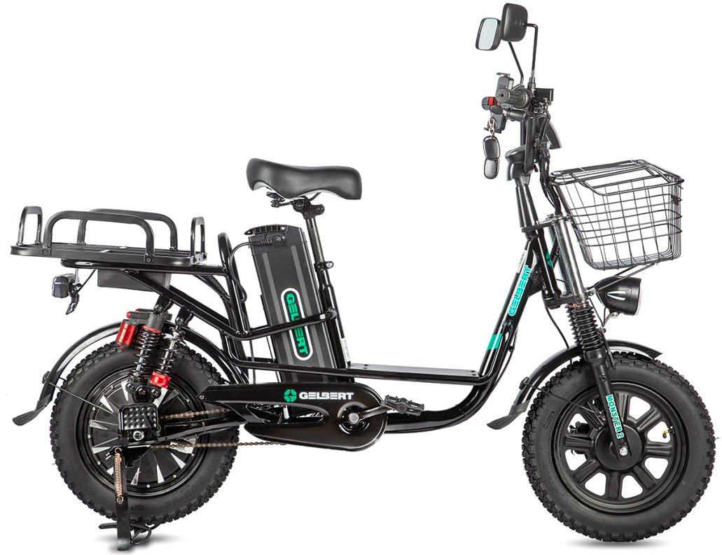 

Электровелосипед Gelbert Khan Monster 2 (черный)