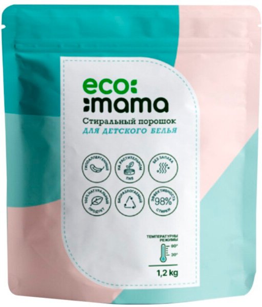 

Стиральный порошок Ecomama для детского белья 1.2 кг