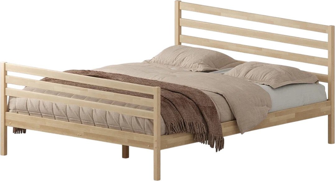 

Кровать Домаклево Лето 140x190+В2+Н2 (натуральный)