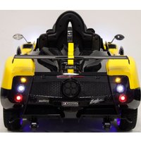 Электромобиль RiverToys Pagani Zonda Cinque A009AA (желтый)