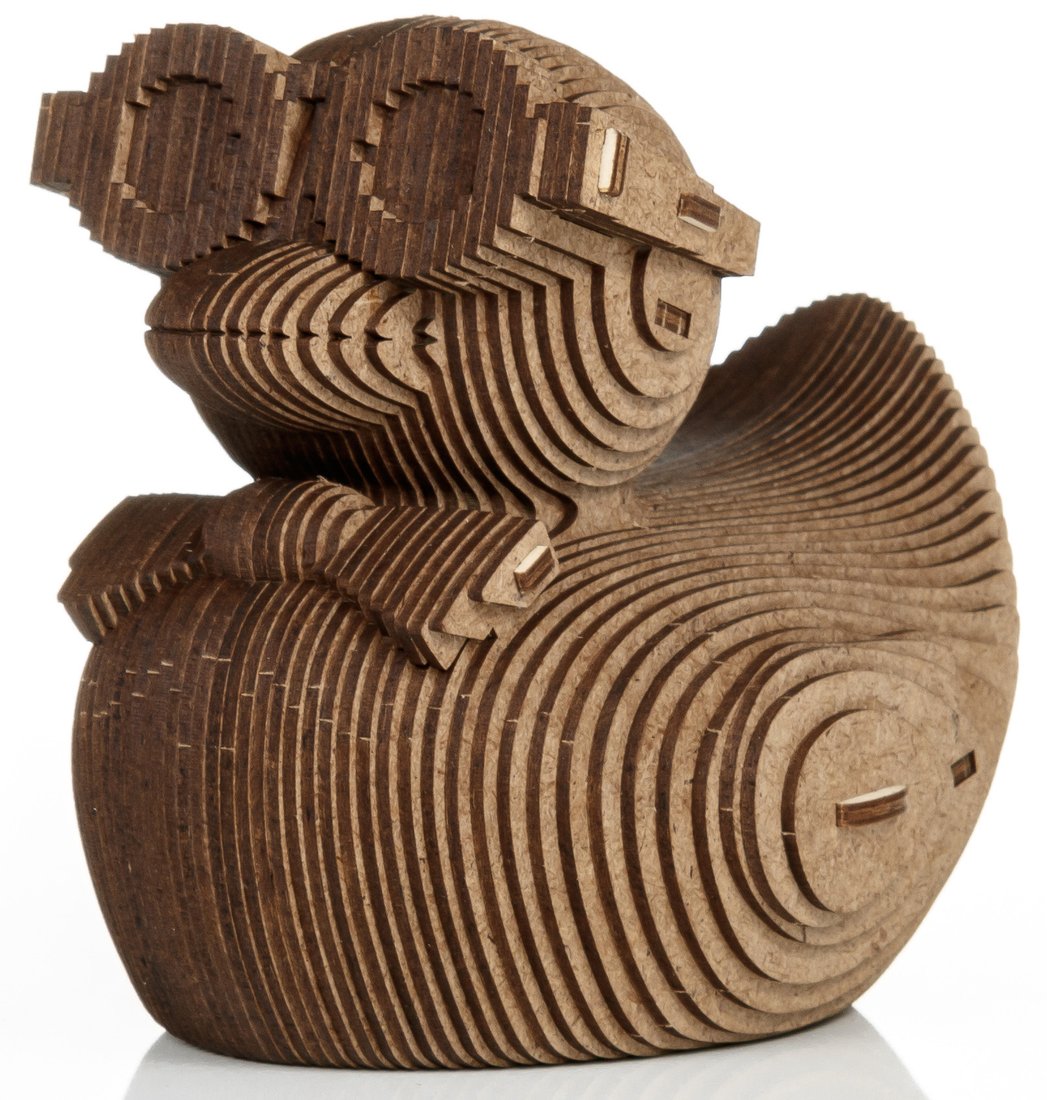 

3Д-пазл Eco-Wood-Art Уточка - копилка