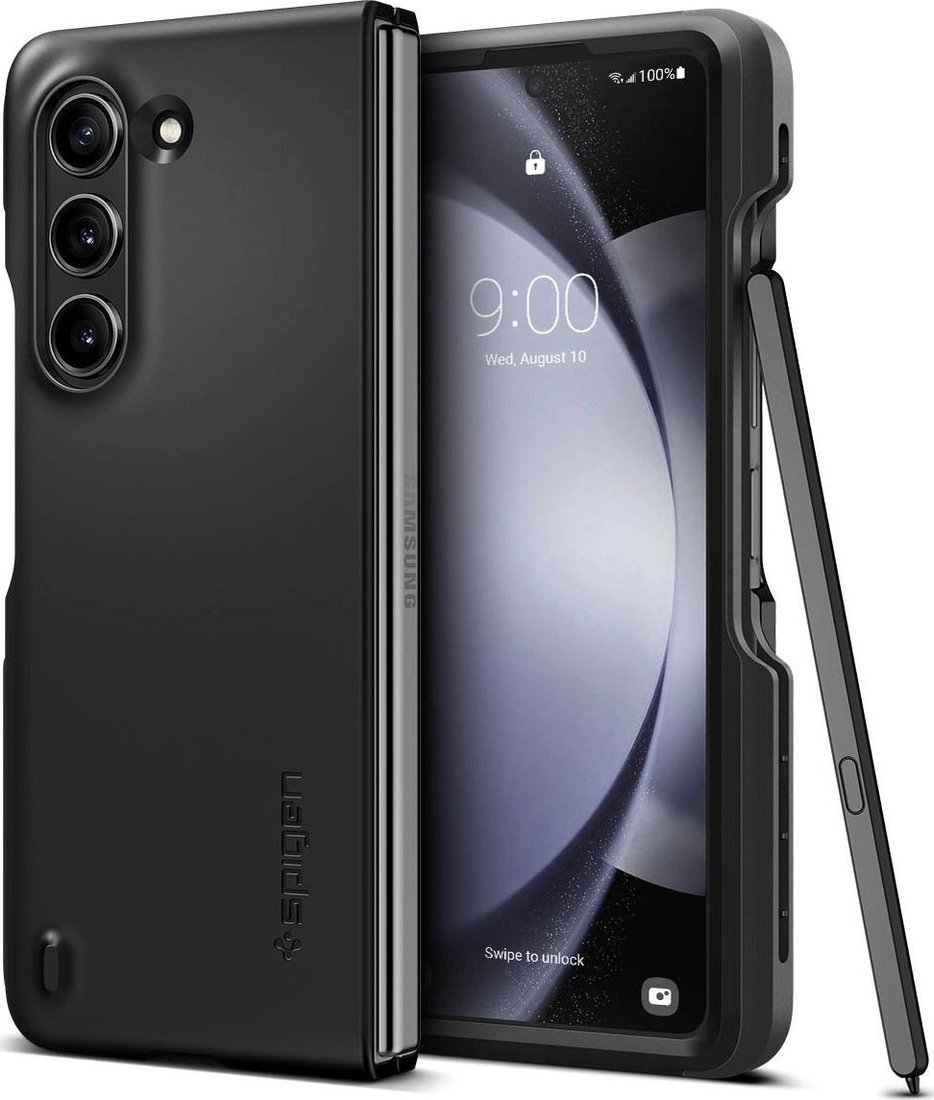 

Чехол для телефона Spigen Thin Fit P (S Pen) для Galaxy Z Fold 5 ACS06209 (черный)