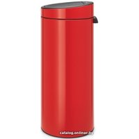 Мусорное ведро Brabantia Touch Bin New 30 л (пламенно-красный)