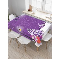 Скатерть JoyArty Санта на работе tc_8380280 (180x145)