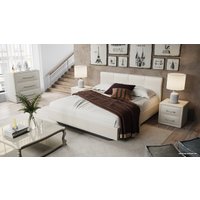 Кровать Трия Элис тип 1 с мягкой обивкой 160x200 (белый)