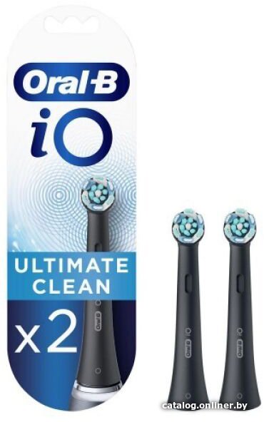 Сменная насадка Oral-B iO Ultimate Clean (2 шт, черный)