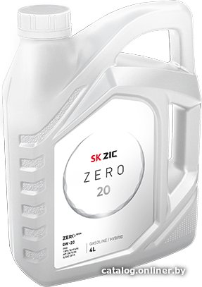 Моторное масло ZIC ZERO 20 0W-20 4л