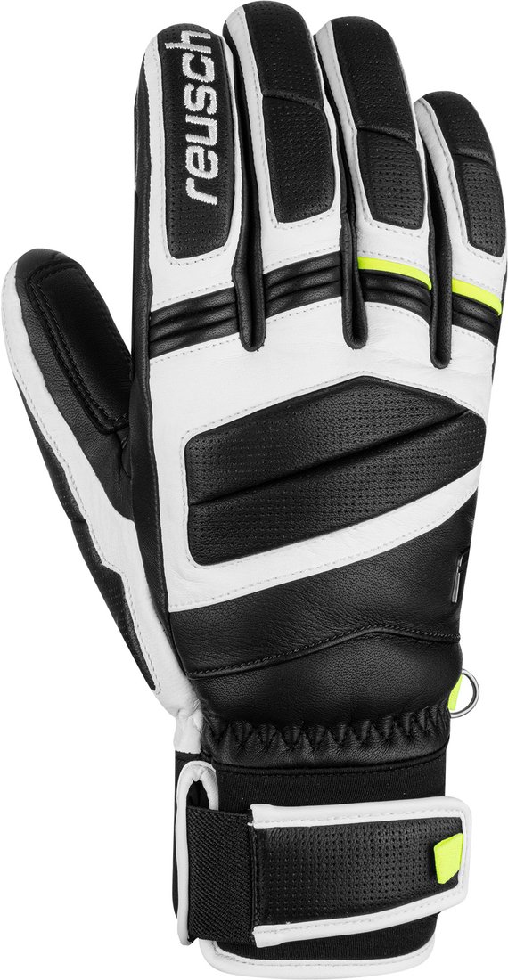 

Горнолыжные перчатки Reusch Master Pro 6101109-7746 (р-р 10, Black/White/Safety Yellow)
