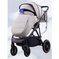 Универсальная коляска Chiccolino Gold (3 в 1, светло-серый)