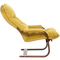 Кресло-качалка Импэкс Leset Оливер (орех текстура/V 28)