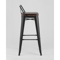 Стул Stool Group Tolix Soft LF630A Matte Black 3474+PU7005 (черный матовый)