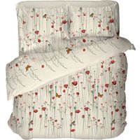 2-спальный комплект постельного белья с евро простыней Блакiтны лён Макау колер 50х70 4902 651001 Евро