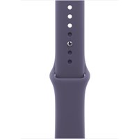 Умные часы Apple Watch Series 11 46 мм (алюминиевый корпус, серебристый/фиолетовый туман, спортивный силиконовый ремешок M/L)