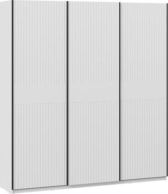 

Шкаф-купе Трия Оскар Хилтон Т2 2100 271122 (ручка черная/белый снег/белый матовый)