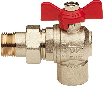 

Запорная арматура Remer Кран шаровый полнопроходной угловой 3/4" 364C