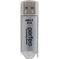 USB Flash Perfeo E01 8GB (серебристый)